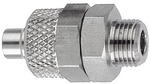 RIEGLER Straight screw-in fitting, G 3/8 o., for hose 12/9 mm, AF 19