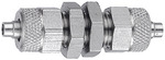 [110681] RIEGLER Bulkhead fitting, M10x1, for hose 6/4 mm, AF 14
