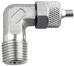 [110683] RIEGLER Angled screw-in fitting, ET conical, R 1/8, for hose 6/4 mm, AF12