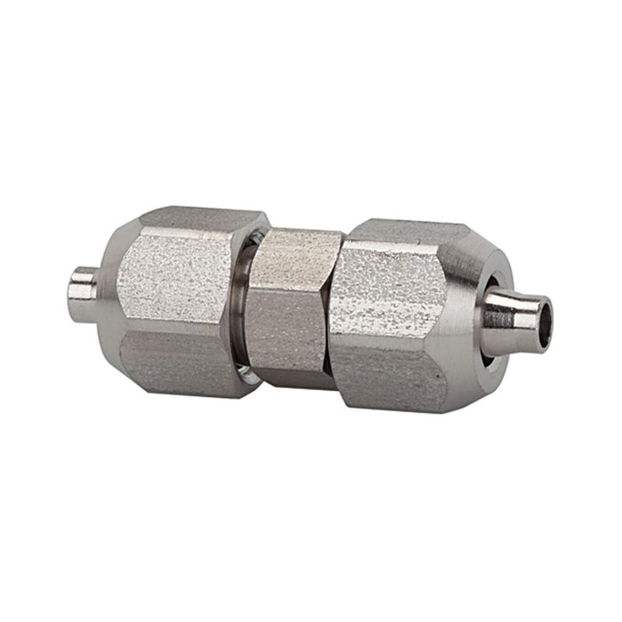 [110694] RIEGLER Straight connector, for hose 6/4 mm, AF1 12, AF2 10