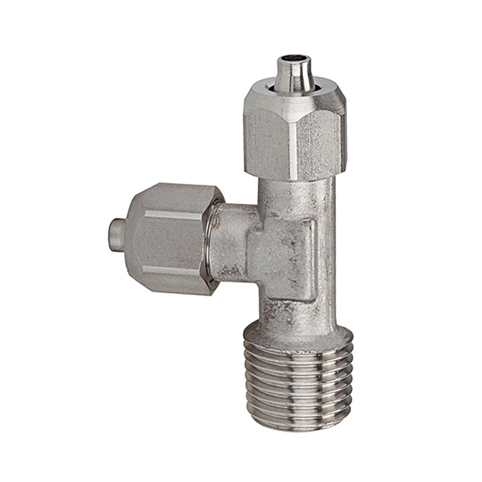 RIEGLER L-Einschraubverschraubung, R 1/4 a., für Schlauch 6/4, ES 1.4404