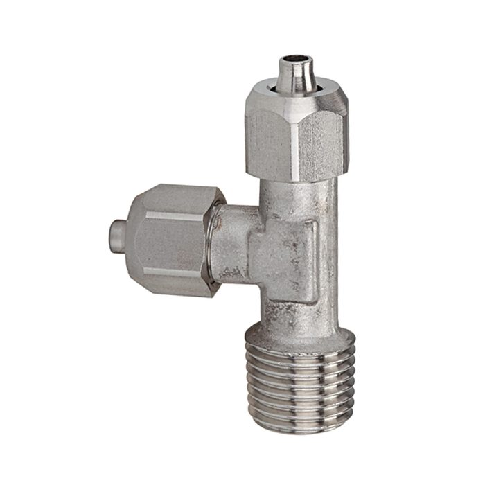 [110711] RIEGLER L screw-in fitting, R 1/4 o., for hose 10/8 mm, AF 12/12
