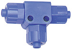 RIEGLER T-Verbinder, starr, für Schlauch 8/6 mm, POM
