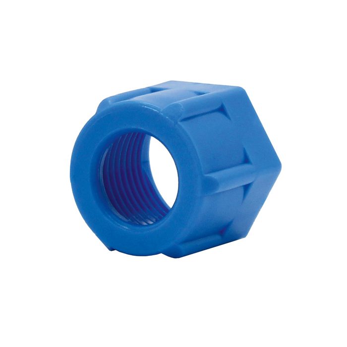 [110753] RIEGLER Klemm-Mutter, M10x1,0, für Schlauch 6/4 mm, SW 12, POM