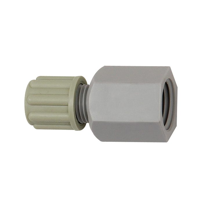 [110791] RIEGLER Gerade Aufschraubverschraubung G 1/2 i., für Schlauch 4/6 mm, PA