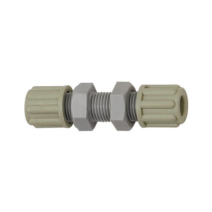 [110840] RIEGLER Gerade Schottverbindung, M10x1,0, für Schlauch 4/6 mm, SW 14, PA