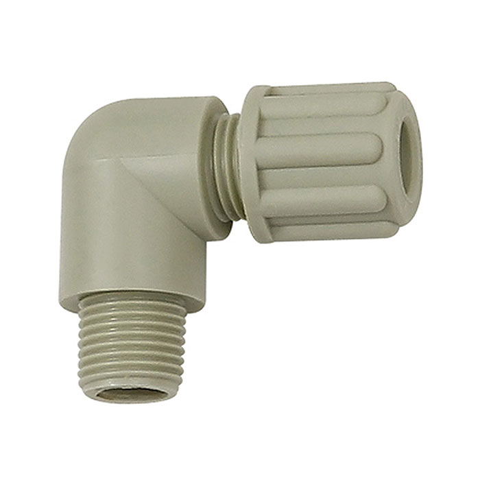 RIEGLER Winkel-Einschraubverschraubung, G 1/2 a., für Schlauch 4/6 mm, PP