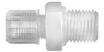 RIEGLER Straight screw-in fitting, G 1/2 o., for hose 9/12 mm, AF 27, PFA