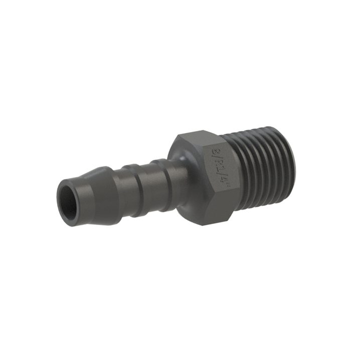 [110950] RIEGLER Straight screw-in supports, R 1/4 o., for hose I.D. 5 mm, PA 6