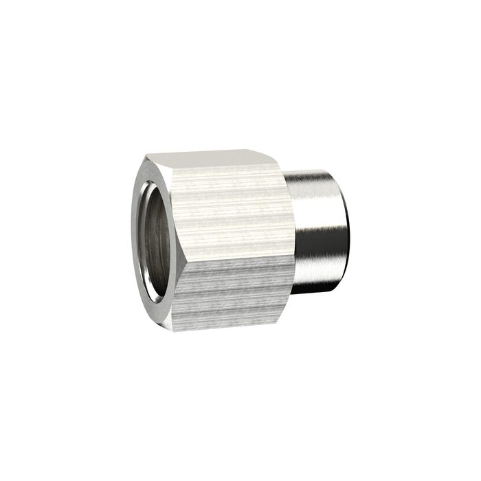 [111524] RIEGLER Socket, reduced, G 1/4 i., G 1/2 i., AF 24, nickel-plated brass
