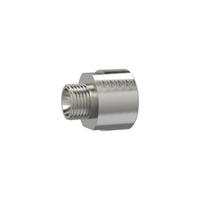 [111644] RIEGLER Reducing nipple, Long, G 1/2 o., G 3/4 i., AF 32, Stainless steel