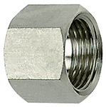 RIEGLER Hexagonal coupling nut, G 1/2, for sleeve size I.D. 13
