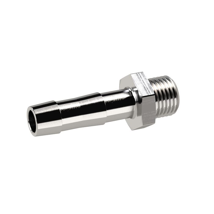 [111739] RIEGLER Einschraubschlauchtülle, G 1/4 a., für Schlauch LW 4, ES 1.4571