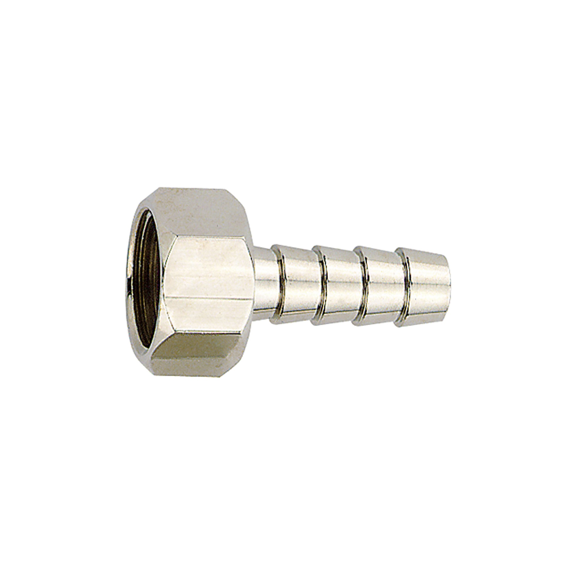 [111775] RIEGLER Screw-on hose connector, G 1/4 i., for hose I.D. 10, AF 17