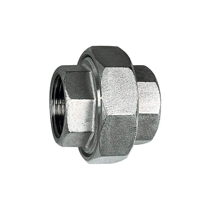 [111950] RIEGLER Rem. Double threaded nipple, flat sealing, G 3/4 i. Stainl. steel