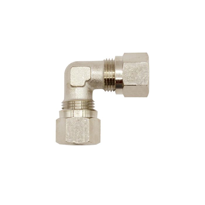 [111997] RIEGLER Angled fitting, Pipe exterior Ø 6 mm, nickel-plated brass