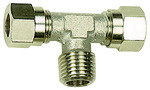 RIEGLER T-Einschraubverschraubung, R 1/8 a., Rohr-Außen-Ø 6 mm, MS vern.