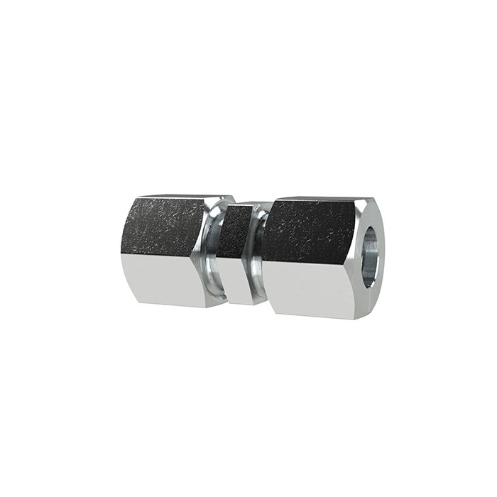 RIEGLER Straight fitting, Pipe exterior Ø 5 mm, galvanised steel