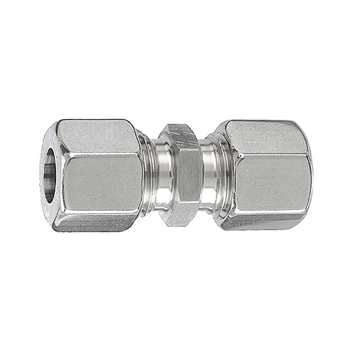 RIEGLER Gerade Verschraubung, Rohr-Außen-Ø 6 mm, Edelstahl 1.4571, 315bar
