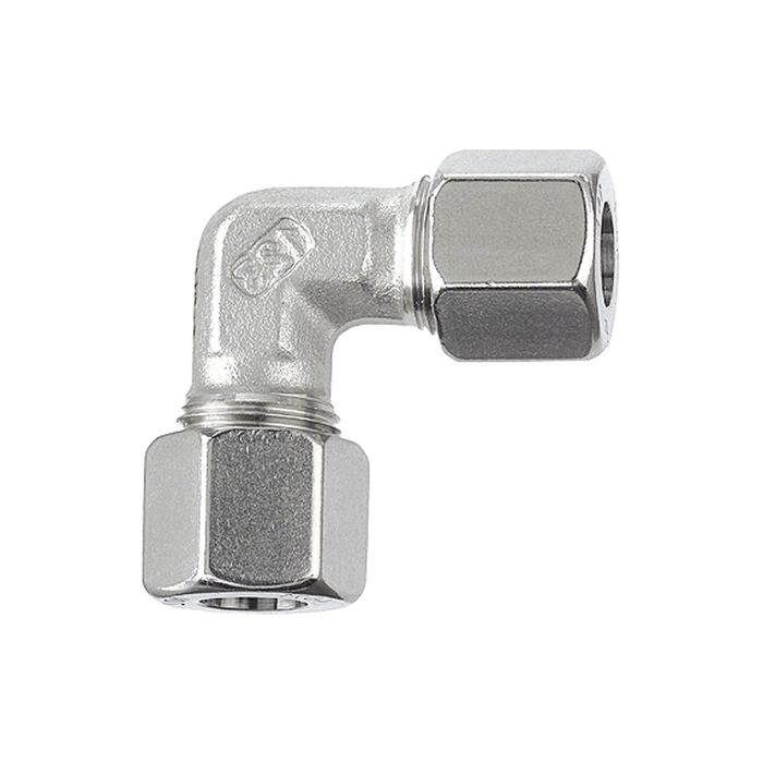 [112407] RIEGLER Winkel-Verschraubung, Rohr-Außen-Ø 10mm, Edelstahl 1.4571, 315bar