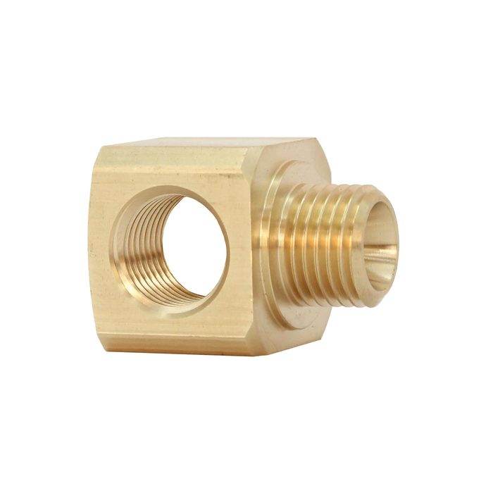 [112582] RIEGLER T screw on distributor, M5, AF 10, Brass