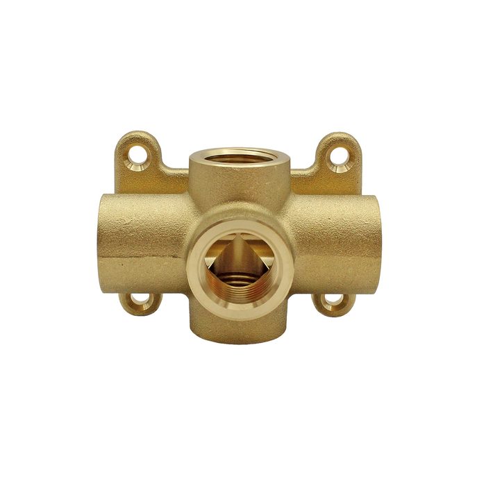 [112611] RIEGLER Distributor (for wall mounting), 5 connections G 1/2