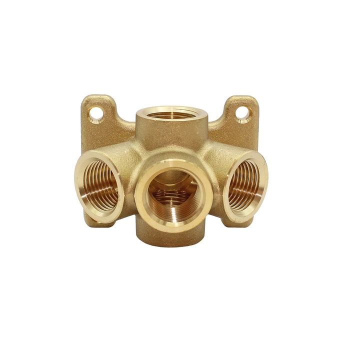[112612] RIEGLER Distributor (for wall mounting), 5 connections G 1/2