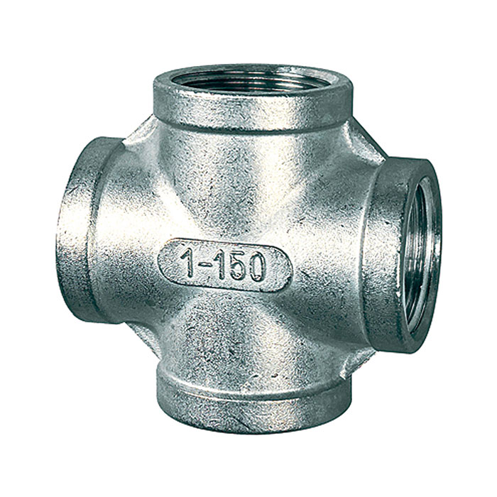 RIEGLER Cross-distributor, 4 x IT, Rp 1/4, Stainless steel 1.4408