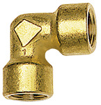 RIEGLER Winkelstück, innen/innen, G 3/8, SW 17, Messing blank
