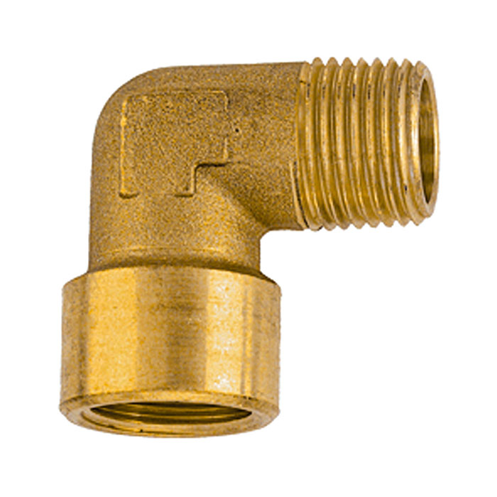 RIEGLER Angled piece, interior / exterior, G/R 3/8, AF 17, Bright brass