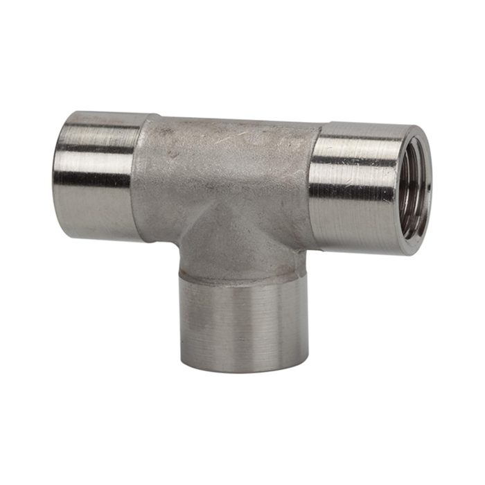 [112818] RIEGLER T-piece, Interior / interior / interior, G 1/8, Stainless steel