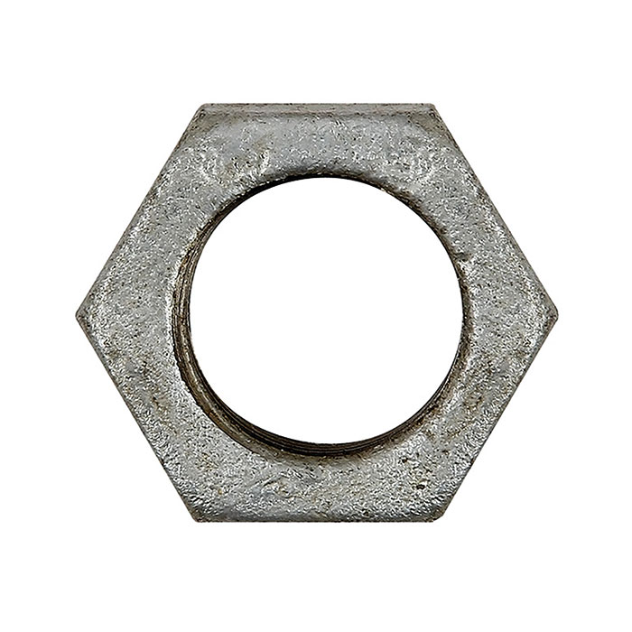 RIEGLER Counter nut 310, IT, Rp 1/4, black malleable cast iron