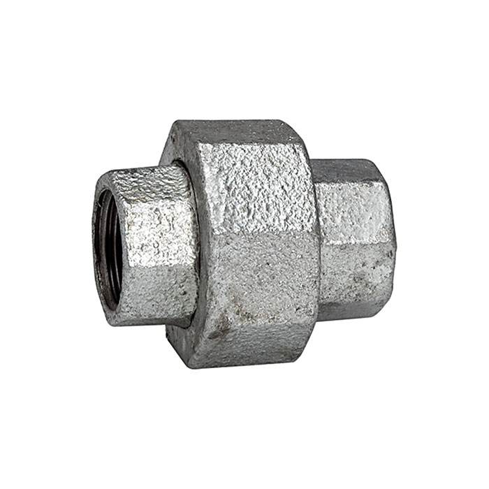 RIEGLER Fitting 340, IT/IT, Rp/Rp 1/4, black malleable cast iron