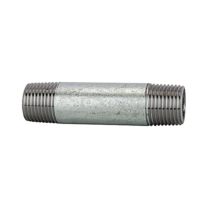 RIEGLER Pipe double nipple 23, ET/ET, R 1 1/4, Length 150 mm