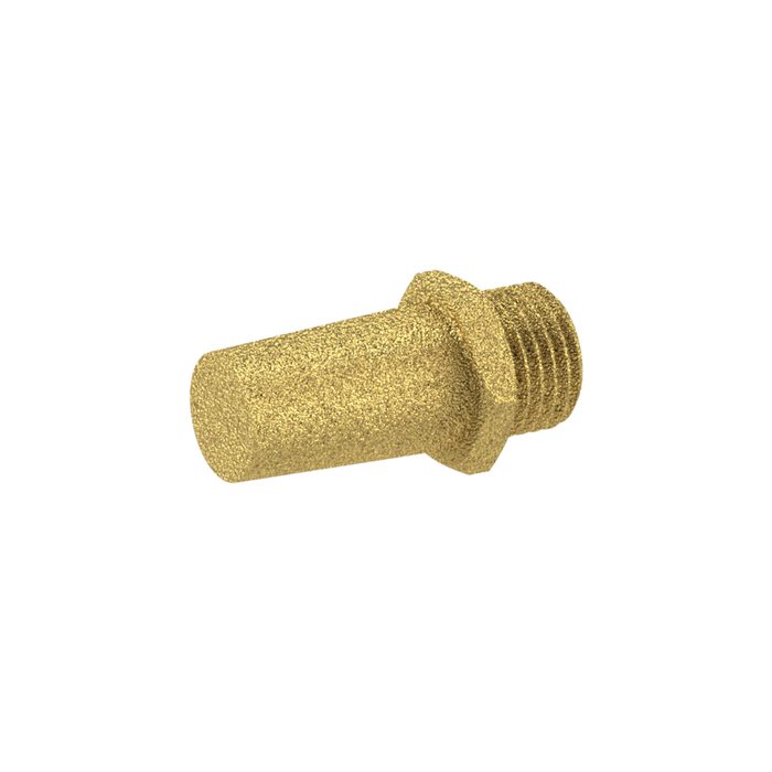 [113339] RIEGLER Sinterbronce-Schalldämpfer, Sechskant, G 1/4, SW 17