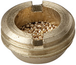 RIEGLER Sinterbronce-Schalldämpfer, flach, G 3/8 a.