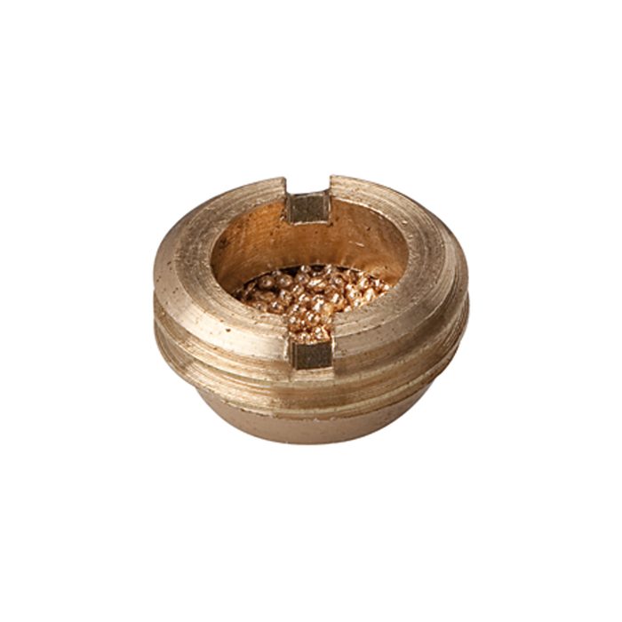 [113368] RIEGLER Sintered bronze silencer, flat, G 3/4 o.