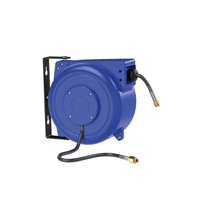 [206189] RIEGLER Schlauchaufroller, Druckluft/Wasser, PVC-Schl. ø 12x8, R 1/4, 8 m