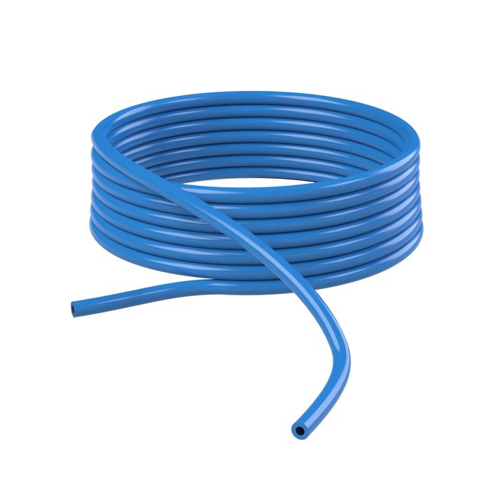 [114014] RIEGLER Plastic pipe PA 12, blue, Hose Ø 22x18, Roller length 100 m