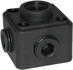 RIEGLER Luftverteilerdose »speedfit« Kunstst., 5xG 1/2 IG, selbstdichtend
