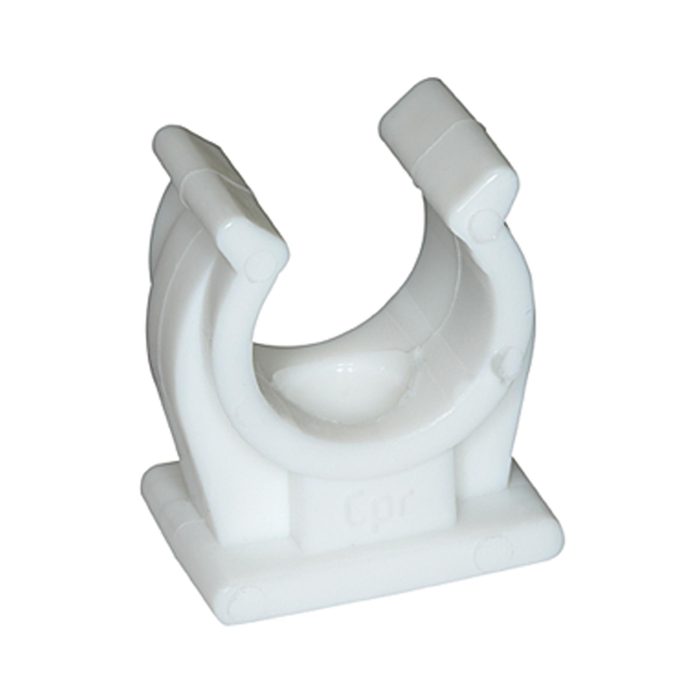 [114031] RIEGLER Rohrklemme »speedfit« PP, f. Rohr Außen-ø 18 mm, weiß, max. 90 °C