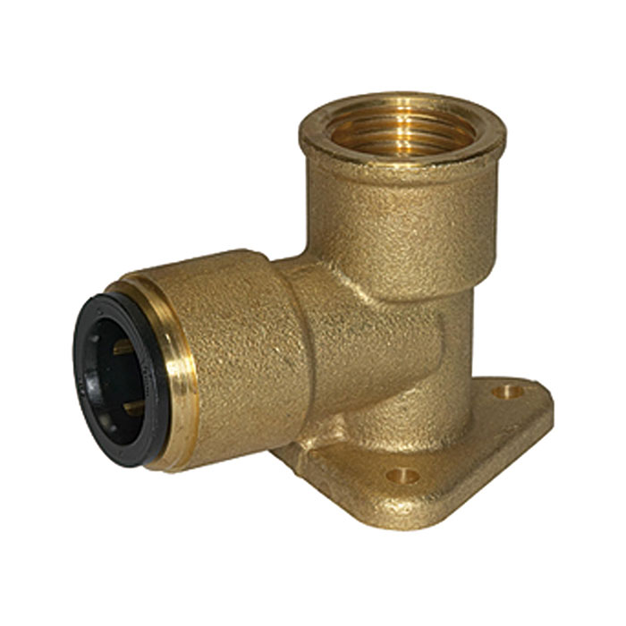 RIEGLER Wandwinkel, Messing, »speedfit« 1/2 BSP, für Rohr Außen-ø 15 mm