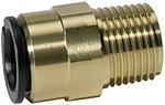 RIEGLER Screw-in connector, brass, R 3/4, for pipe exterior Ø 22 mm