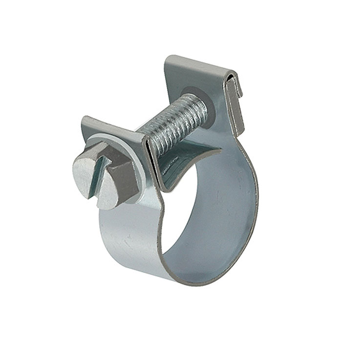 RIEGLER Spannbackenschelle, Stahl glanzverzinkt (W1), Nenn-ø 10 mm, 9 mm (1 Pack = 10 Stk.)