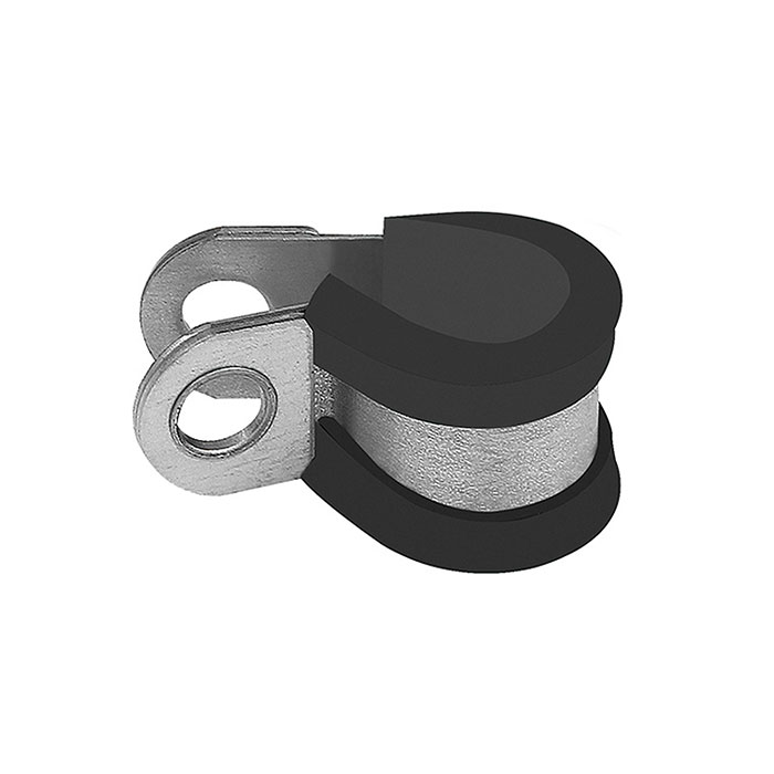 RIEGLER RSGU-Rohrschelle, Stahl verzinkt (W1), Spannbereich 8,0 mm (1 Pack = 10 Stk.)