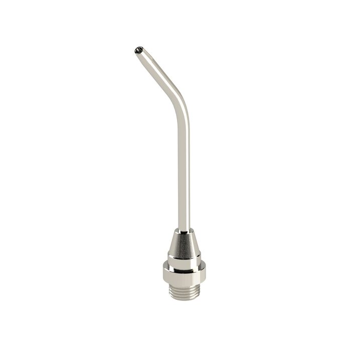[114347] RIEGLER Verlängerungsdüse, Bohrung 3,0 mm, MS vern., 100 mm lang gebogen