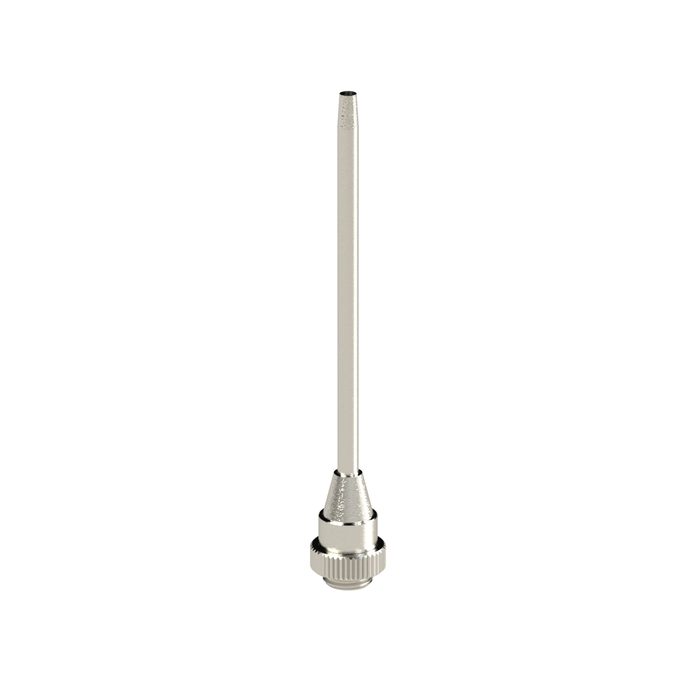 [114350] RIEGLER Verlängerungsdüse, Bohrung 3,0 mm, MS vern., 100 mm lang gerade