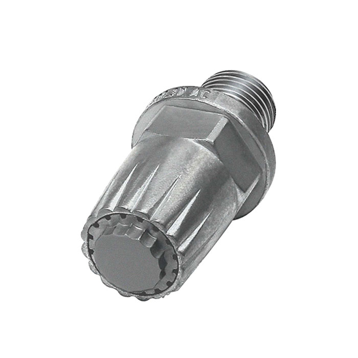 RIEGLER Low noise round nozzle, M12x1.25, Nozzles-exterior Ø 19 mm