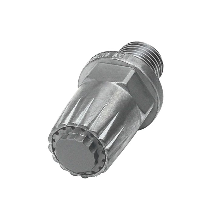 [114362] RIEGLER Lärmarme Runddüse, M12x1,25, Zink-Druckguss, Düsen-Außen-ø 19 mm