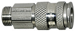 RIEGLER Quick-connect coupling I.D. 7.8, St. steel 1.4305, G 1/2 ET